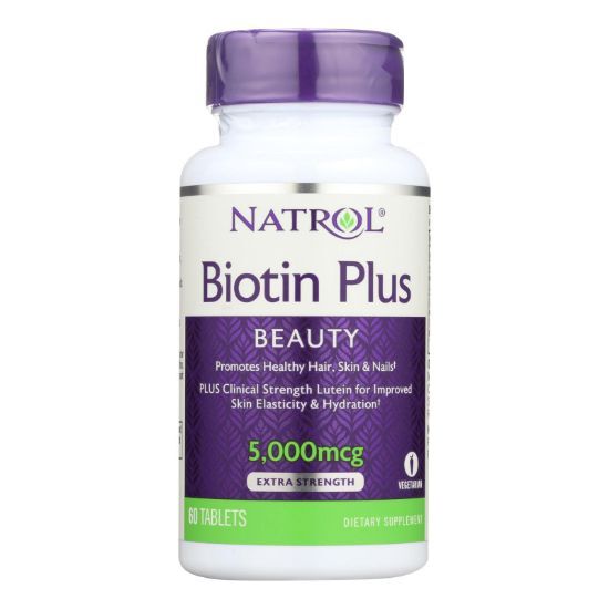 Natrol Biotin Plus with Lutein Capsules - 60 Count