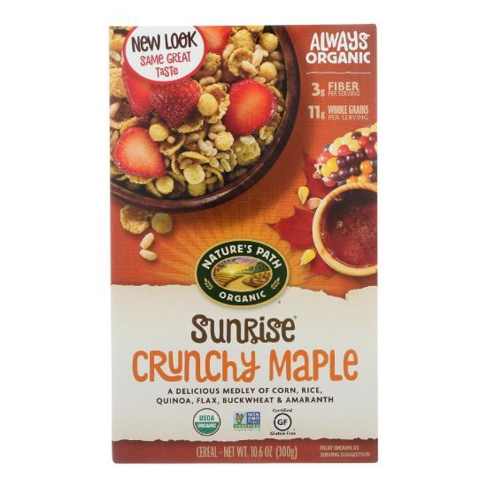 Nature's Path Crunchy Maple - Sunrise - Case of 12 - 10.6 oz.