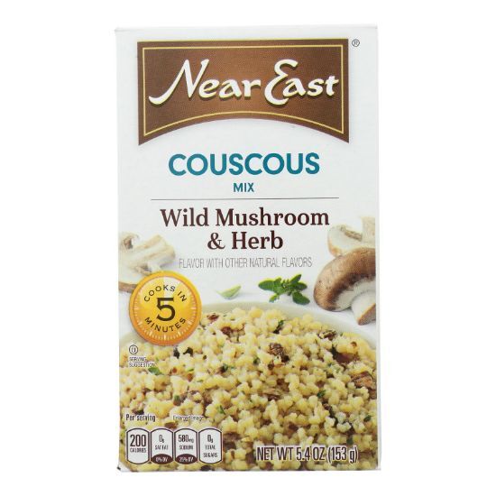 Near East Couscous Mix - Wild Mushroom and Herb - Case of 12 - 5.4 oz.