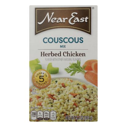 Near East Couscous Mix - Herb Chicken - Case of 12 - 5.7 oz.