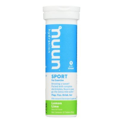Nuun Hydration Nuun Active - Lemon and Lime - Case of 8 - 10 Tablets