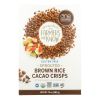 One Degree Organic Foods Sprouted Brown Rice - Cacao Crisps - Case of 6 - 10 oz.
