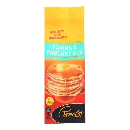 Pamela's Products - Baking and Pancake Mix - Wheat and Gluten Free - Case of 6 - 24 oz.