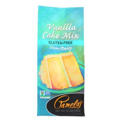 Pamela's Products - Vanilla Cake - Mix - Case of 6 - 21 oz.