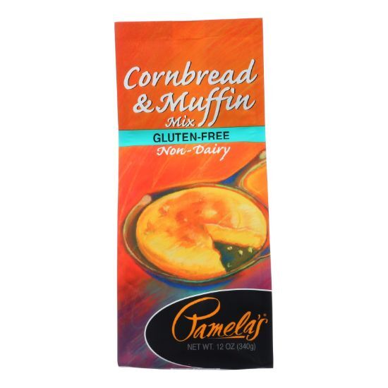 Pamela's Products - Cornbread and Muffin - Mix - Case of 6 - 12 oz.