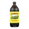 Plantation Blackstrap Molasses Syrup - Unsulphured - Case of 12 - 31 Fl oz.