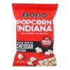 Popcorn Indiana Popcorn - Aged White Cheddar - Case of 12 - 5.75 oz.