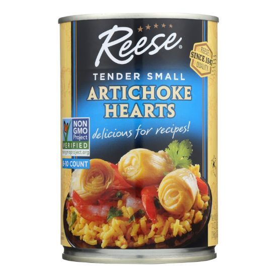 Reese Artichoke Hearts - Tender Small - Case of 12 - 14 oz.