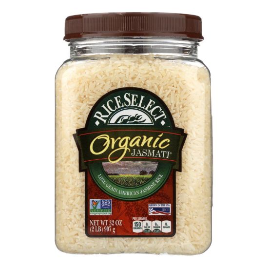 Rice Select Jasmati Rice - Organic - Case of 4 - 32 oz.