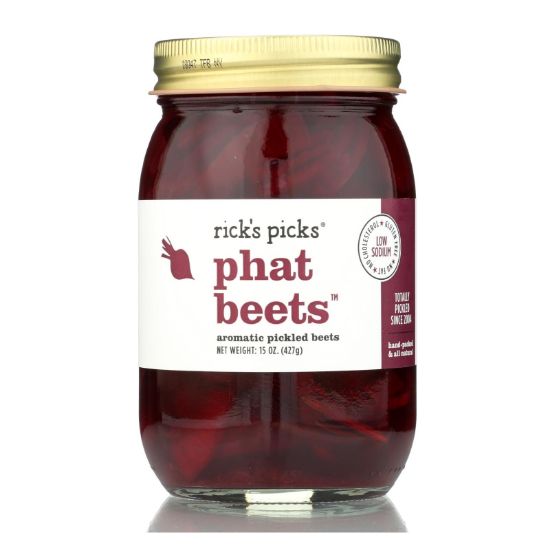 Rick's Picks Phat Beets Pickles - Case of 6 - 15 oz.