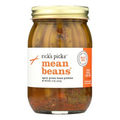 Rick's Picks Mean Bean Pickles - Case of 6 - 15 oz.