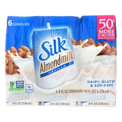 Silk Pure Almond Milk - Vanilla - Case of 3 - 8 Fl oz.