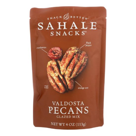 Sahale Snacks Valdosta Pecans Glazed - Mix - Case of 6 - 4 oz.