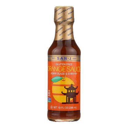 San - J Cooking Sauce - Orange - Case of 6 - 10 Fl oz.