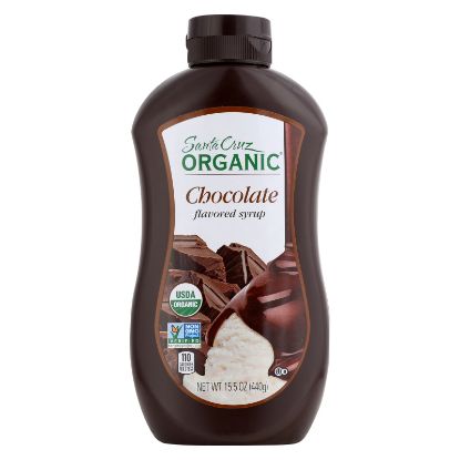 Santa Cruz Organic Chocolate Syrup - Case of 12 - 15.5 Fl oz.