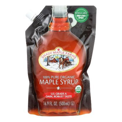 Shady Maple Farms 100 Percent Pure Organic Maple Syrup - Case of 6 - 16.9 Fl oz.