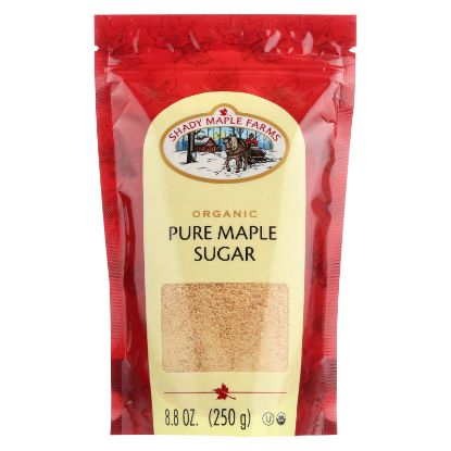 Shady Maple Farms 100 Percent Pure Organic Maple Sugar - Case of 8 - 8.8 oz.