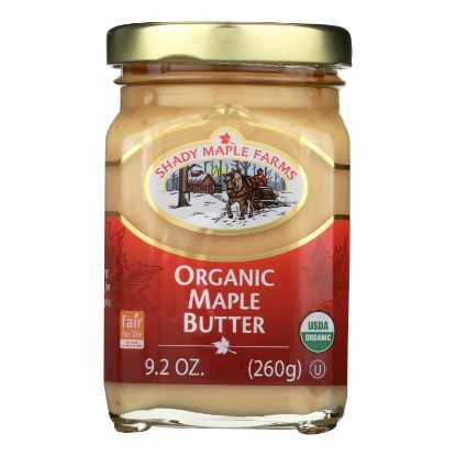 Shady Maple Farms 100 Percent Pure Organic Maple Butter - Case of 8 - 9.2 oz.