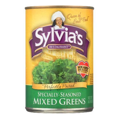 Sylvia's Mixed Greens - Case of 12 - 14.5 oz.