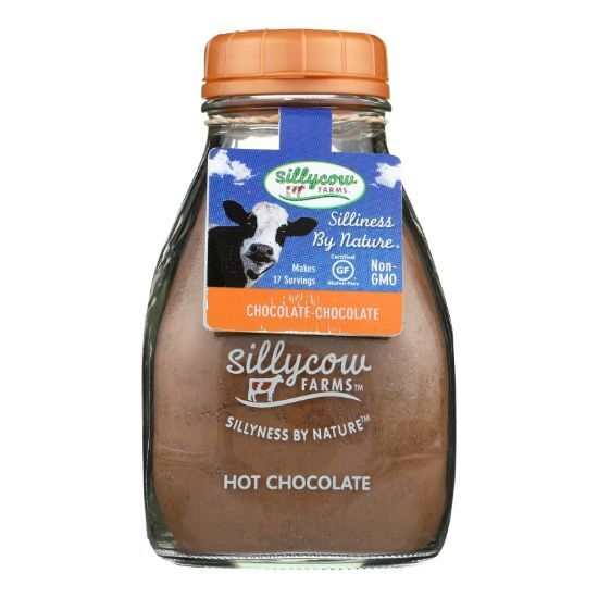 Sillycow Farms Hot Chocolate - Double Chocolate - Case of 6 - 16.9 oz.