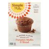 Simple Mills Almond Flour Pumpkin Muffin and Bread Mix - Case of 6 - 9 oz.