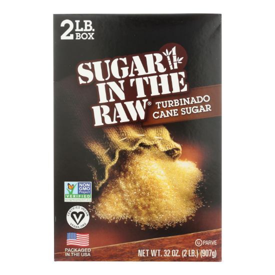 Sugar In The Raw Turbinado Sugar - Case of 12 - 2 lb.