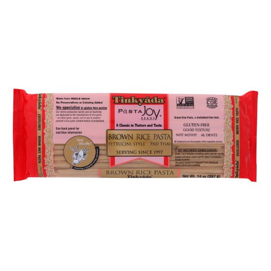 Tinkyada Brown Rice Pasta - Fettuccini - Case of 12 - 14 oz