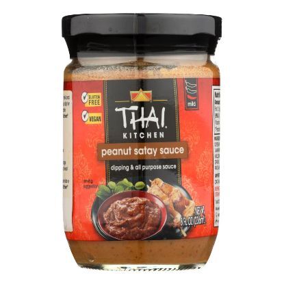 Thai Kitchen Peanut Satay Sauce - Case of 12 - 8 Fl oz.