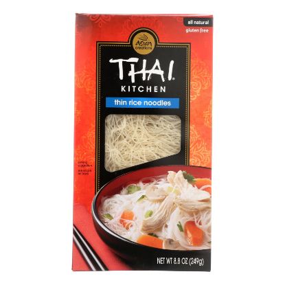 Thai Kitchen Thin Rice Noodles - Case of 12 - 8.8 oz.