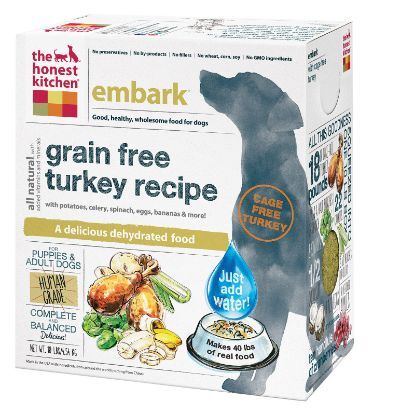The Honest Kitchen Embark - Grain Free Turkey Dog Food - Case of 1 - 10 lb.