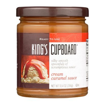 The King's Cupboard Cream - Caramel Sauce - Case of 12 - 10.4 oz.