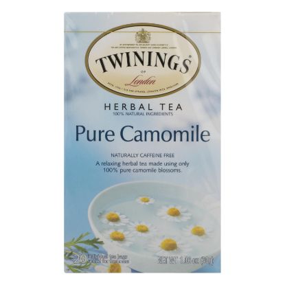 Twining's Tea Jacksons of Piccadilly Tea - Pure Chamomile - Case of 6 - 20 Bags