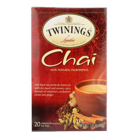 Twining's Tea Chai - Case of 6 - 20 Bags