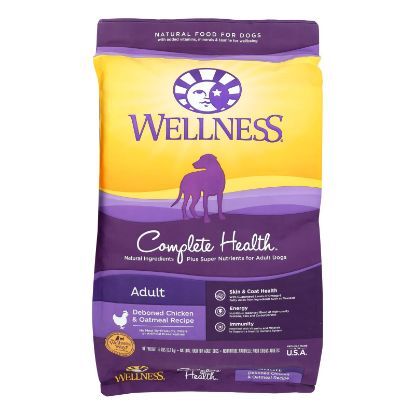Wellness Pet Products Dog Food - Chicken and Oatmeal Recipe - 15