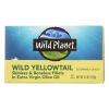 Wild Planet Wild Yellow Tail Fillets In Extra Virgin Olive Oil - Case of 12 - 4.375 oz.