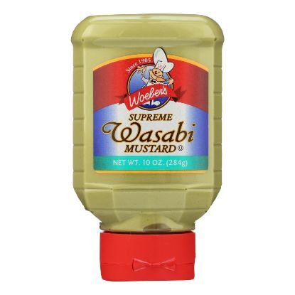 Woeber's Supreme Wasabi Mustard - Case of 6 - 10 oz.