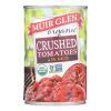 Muir Glen Fire Roasted Crushed Tomatoes - Tomato - Case of 12 - 14.5 oz.