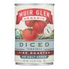 Muir Glen Diced Fire Roasted Tomato No Salt - Tomato - Case of 12 - 14.5 oz.