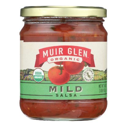 Muir Glen Muir Glen Mild Salsa - Tomato - Case of 12 - 16 oz.