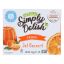 Simply Delish Natural Jel Dessert - Orange - Case of 6 - 1.6 oz.