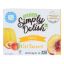 Simply Delish Jel Dessert - Peach - Case of 6 - 1.6 oz.