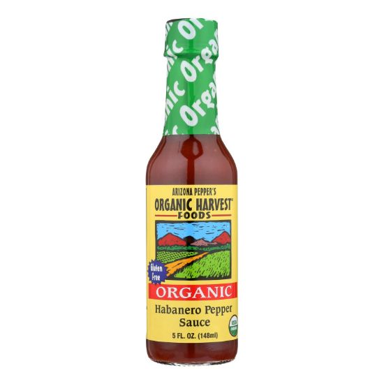 Organic Harvest Pepper Sauce - Habanero - Case of 12 - 5 oz.