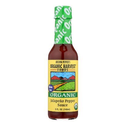Organic Harvest Pepper Sauce - Organic Jalapeno - Case of 12 - 5 oz.