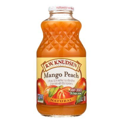 R.W. Knudsen Family Juice - Mango Peach - Case of 12 - 32 oz.
