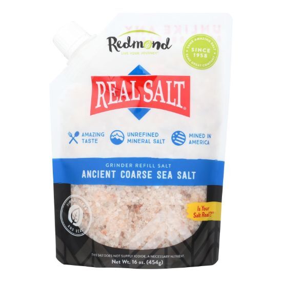 Real Salt Coarse Grind Pouch - Case of 6 - 16 oz.