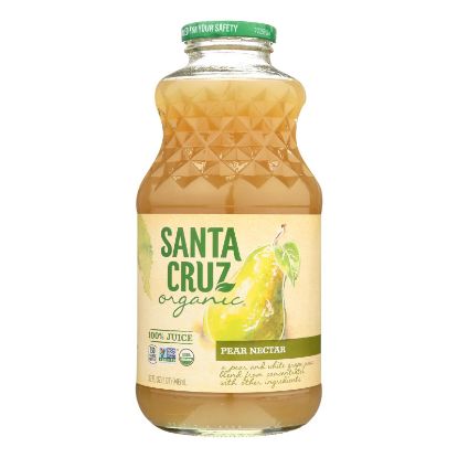 Santa Cruz Organic Juice - Pear Nectar - Case of 12 - 32 fl oz.
