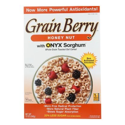 Grain Berry Antioxidants Whole Grain Cereal - Honey Nut - Case of 6 - 12 oz.