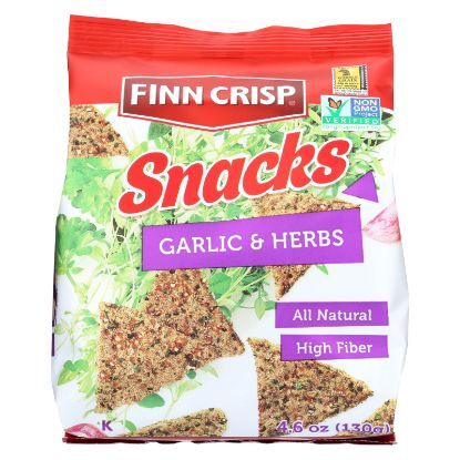 Crisp Snacks; Garlic & Herbs (5x4.6 OZ)