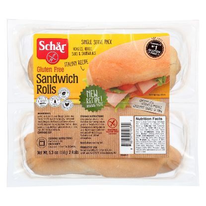 BREAD,SANDWICH ROLLS,GF (7x5.3 OZ)