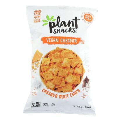 Cassava Crunch Plant Snacks, Cheddar  - Case of 12 - 5 OZ